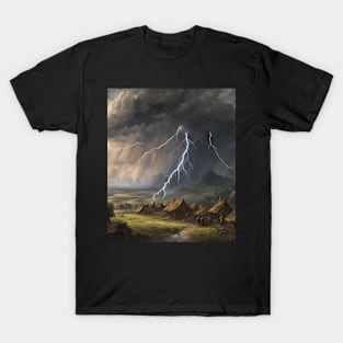 Storm In Medieval Scandinavia T-Shirt